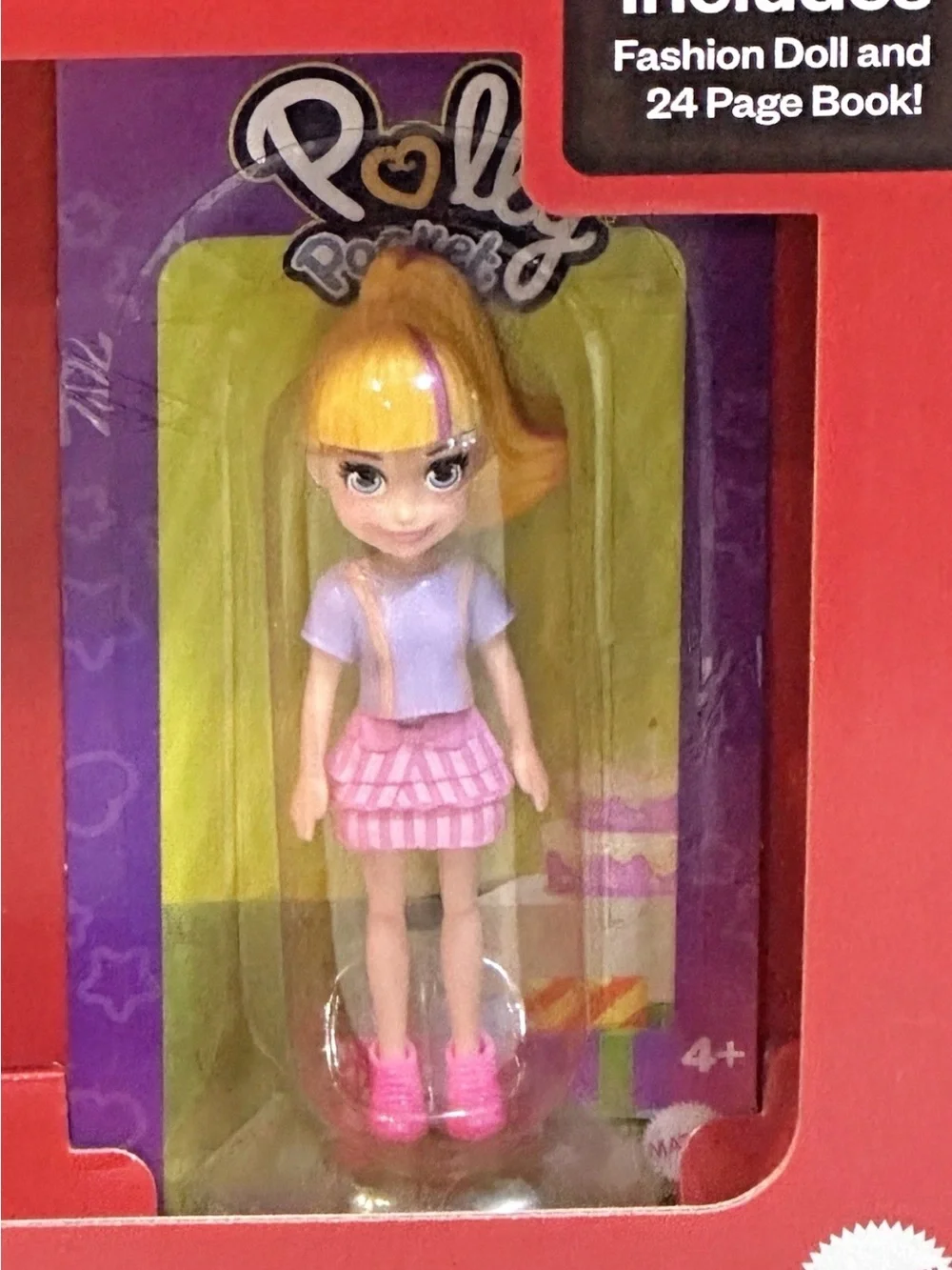 Mattel Polly Pocket Limited Edition Gift Set Animal Adopt-a-Thon Doll and Book